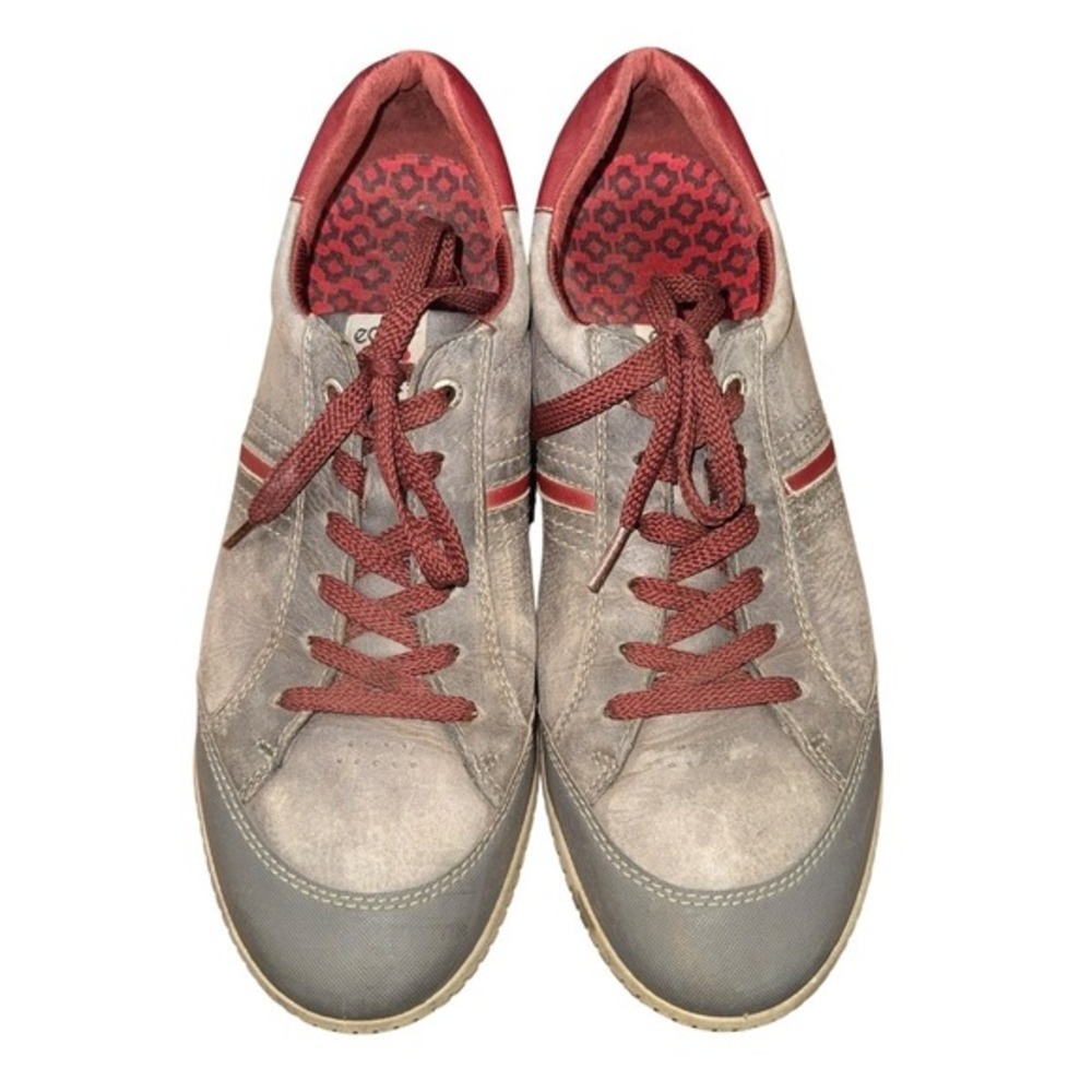 Ecco HydroMax Golf Shoes Mens US 12-12.5/EU 46 Pre-Owned Gray‎ Leather Spikeless